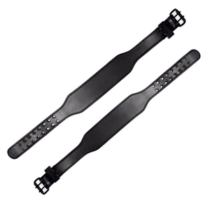 Cinturón de Cuero Personalizado para Levantamiento de Pesas, Doble Hebilla Ajustable, Soporte Lumbar para Gimnasio, para Atletas Profesionales de Fitness - Product Image 4