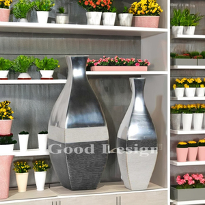 2024 Modern Aluminium Table <b>Vase</b> Unique Home <b>Decor</b> Minimalist Western Coastal Flower <b>Vase</b> - Product Image 3