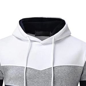 Conjunto Deportivo Casual de Otoño para Hombre, Sudadera con Capucha y Bloques de Color, Pantalones Jogger, Tejido de Poliéster y Algodón - Product Image 5