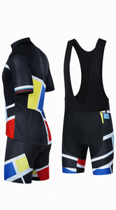 Quick Dry Men’s Cycling Kit Short Sleeve Bike Jersey and <b>Foam</b> <b>Padded</b> Cycling Shorts for Outdoor Riding - Product Image 4