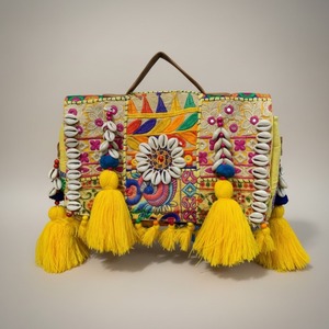 Bolsos de Tela con Bordado Banjara para Mujer, con Cierre de Candado, Correa Única, Alta Calidad, para Viajes y Uso al Aire Libre, Diseño Indio - Product Image 6