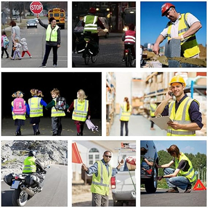 High Visibility Breathable Quick Dry <b>Waterproof</b> Safety Vest <b>Work</b> Coverall Reflective Workwear Industrial Protection | OEM - Product Image 3