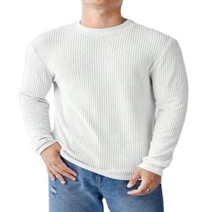 เสื้อวอร์มสำหรับผู้ชาย,เสื้อแฟชั่นสไตล์ลำลองสีพื้นออกแบบโลโก้ได้ตามต้องการ - Product Image 2