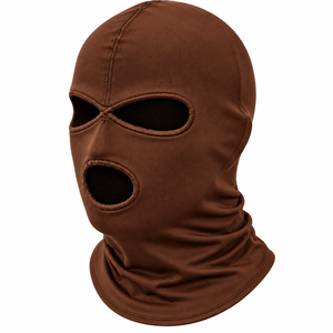 Custom Brown Balaclava <b>Ski</b> <b>Mask</b> Full Face Cover 3-Hole Winter Sports Motorcycle Outdoor Face <b>Mask</b> - Product Image 4