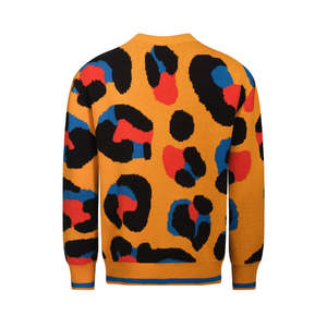 Cárdigan Gráfico Transpirable con Cuello en V para Hombre, Suéter de Punto Jacquard con Botones Delanteros, Prenda Exterior Moderna para Europa, Venta al Por Mayor - Product Image 2