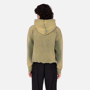 Sudaderas con Capucha Personalizadas para Hombre, Estilo Casual, de Felpa, Color Sólido, Efecto Desgastado por el Sol, Mezcla de Algodón, para Invierno - Product Image 3