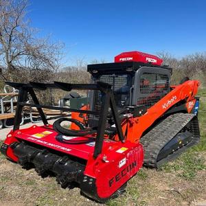 Kubota Skid Steer Loader Forestry Mulcher Attachment <b>Hydraulic</b> Diesel Crawler Loader Brush <b>Cutter</b> Tree Clearing Farm - Product Image 1