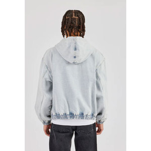 Latest Design Men <b>Denim</b> <b>Jacket</b> <b>Custom</b> Relaxed Fit Men Brand Stylish Fashion <b>Denim</b> <b>Jacket</b> by Star Crystal Enteprises - Product Image 4