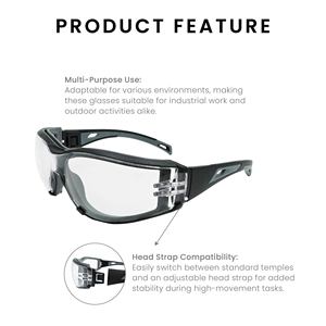 แว่นตานิรภัยสำหรับการดำเนินการกดเจาะ - Product Image 2