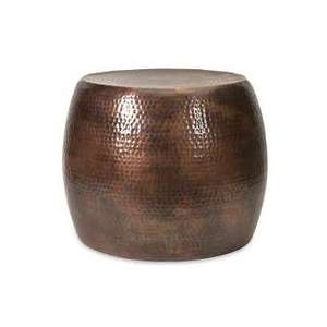 Mesa de Centro con Acabado Dorado, Mueble de Metal Redondeado para Servir Café o Desayuno, Mesa de Café de Metal de Estilo Moderno - Product Image 3