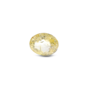 Premium 3.7 Carat Yellow Sapphire Loose Gemstone-Oval Cut for Fine Jewelry - Product Image 1