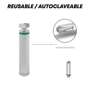 Set Profesional de Laringoscopio de Fibra Óptica Miller con 5 Hojas Rectas para Anestesia ORL, Precio al por Mayor, Certificación CE ISO - Product Image 4