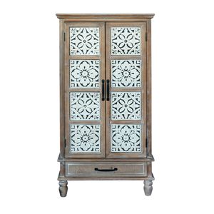 Mobiletto Alto in Legno Rustico 55.12, Versatile Credenza e Dispensa per Arredamento Casa, Ideale per Soggiorno - Product Image 4