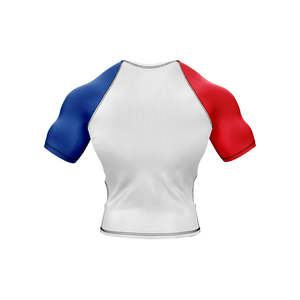 Custom Printed Breathable Quick Dry MMA BJJ Rash Guard Digital Print OEM Men Half <b>Sleeve</b> - Product Image 6