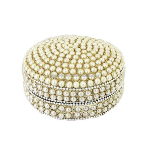 Caja de Metal para Joyas, Precio Económico, Forma Redonda, Caja para Recuerdos de Boda y Decoración del Hogar - Product Image 1