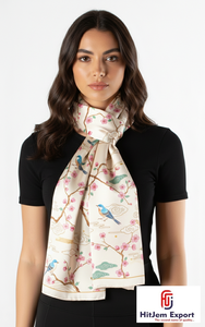 Premium Square Scarves Custom Digital <b>Print</b> Lightweight Fabric Elegant Fashion <b>Accessories</b> for Women - Product Image 6