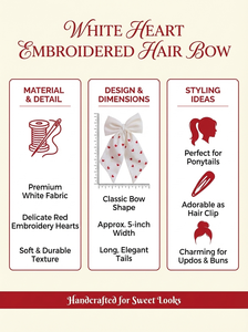 Lazos de Tela Satén con Patrón de Corazones Decorativos para el Cabello, Decoración de Ropa, Envoltura de Regalos, Costura, Manualidades, Cinta Textil, Moda Hecha a Mano - Product Image 6