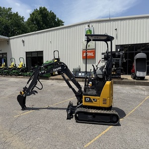 Mini-excavatrice sur chenilles 17G de haute qualité, modèle 2022, pour John, avec moteur et pompe, équipement de construction de 2000 kg - Product Image 1