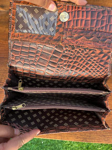 กระเป๋าสตางค์หนังแท้มีสไตล์มาใหม่กระเป๋าคลัทช์ใส่บัตรหลายใบกระเป๋าคลัทช์หนังบัตรเครดิตสำหรับผู้หญิง - Product Image 6