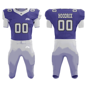 Uniformes de football américain personnalisés, broderie en twill cousue, uniforme de jeu d'équipe personnalisé, vêtements de football anti-déchirure en spandex - Product Image 1
