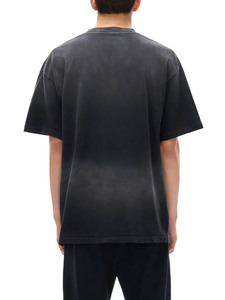 T-shirt unisexe violet en coton délavé style streetwear, coupe oversize, effet vintage, grammage lourd - Product Image 5