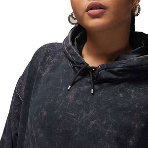 Sweat à capuche pour femme de qualité supérieure, délavé à l'acide, avec cordon de serrage, design personnalisé, 420 GSM, épais, streetwear d'hiver, prix de gros - Product Image 4