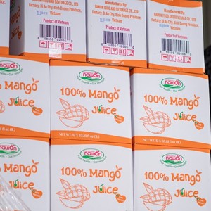 Nawon, marque de boisson au jus n°1 du Vietnam, boisson à la mangue 100% en bouteille, boisson NFC, marque privée, échantillon gratuit, fournisseur de détail. - Product Image 6