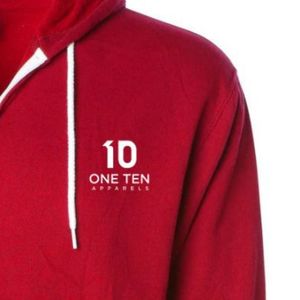 Unisex Lightweight Full <b>Zip</b> <b>Hooded</b> Sweatshirt Soft Comfortable Hoodie with Durable Stitching for Custom Apparel and Promotional - Product Image 5