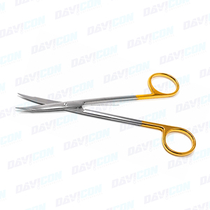 Ciseaux chirurgicaux réutilisables TC Steven, droits/courbés, en acier inoxydable, instrument de chirurgie générale ORL, approuvé CE ISO - Product Image 4