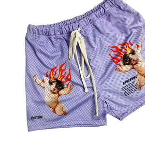 Pantalones Cortos Deportivos de Malla Atlética para Hombre y Mujer, Ligeros, para Gimnasio, Correr, Entrenamiento, Impresión por Sublimación, Secado Rápido, Transpirables - Product Image 1