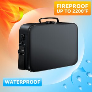 Công Suất Lớn 5 Lớp Di Động Chống Cháy Hộp Tài Liệu Tổ Chức Tài Liệu Di Động Túi Khóa Cho Tổ Chức Quan Trọng Tài Liệu - Product Image 2