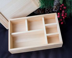 Decorative Wooden Masala Box For Indian Kitchen <b>Spice</b> <b>Storage</b> With Spoon And Multi Section Design - Product Image 2