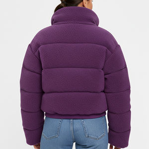 Chaqueta de Invierno Acolchada Personalizada OEM/ODM con Forro de Algodón Transpirable, Diseño de Contraste de Color, Talla Grande, Chaqueta de Moda - Product Image 3