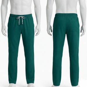 Pantalon de travail unisexe Blackhardson Premium, 220 GSM, tissu tissé 65/35 polyester/coton, coupe jogger, poches cargo, élastique, pour hôpital - Product Image 1