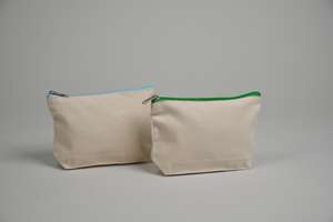 Sacs cosmétiques en toile PFIVE les plus vendus, vente en gros d'usine, mini pochettes de rangement de voyage, étuis à maquillage à fermeture éclair tendance - Product Image 3