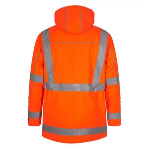 High Visibility Working Reflective Safety <b>Jacket</b> Hi Vis Winter Safety Security Construction Workwear <b>Jacket</b> for <b>Worker</b> - Product Image 4