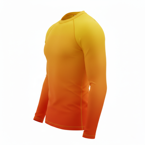 Maillot de compression à manches courtes de haute qualité, sublimé, respirant, durable, pour entraînement MMA, BJJ, surf, design personnalisé - Product Image 3