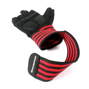 Gants de cyclisme demi-doigts respirants et antidérapants en coton pour le sport en plein air, la musculation et la gym, unisexe, protection des mains - Product Image 4