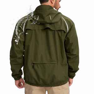 Modern Ergonomic Design <b>Waterproof</b> <b>Set</b> Superior Mobility Moisture Wicking Lining Full Body Coverage Rainwear Rain Jacket - Product Image 2