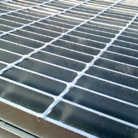 Grille en acier composite galvanisée à chaud, grille de pont en acier au carbone - Grille de passerelle extérieure durable