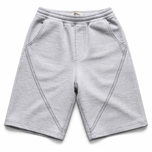 Pantalones Cortos Deportivos de Algodón Ligero para Hombre, Color Gris Sólido, Transpirables, Ecológicos, con Cierre de Cordón, Ajuste Cómodo, Bolsillo Lateral - Product Image 1