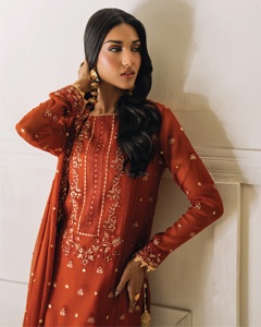 Vestidos Salwar Kameez de Verano para Mujer, Estilo Casual Pakistaní e Indio, de Primera Calidad, en Tela de Viscosa, Seda, Algodón, Lino y Poliéster, Modelo MDL 1004 - Product Image 1