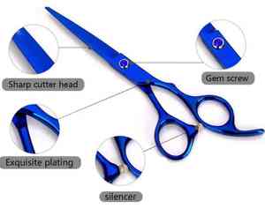Ciseaux de coiffure 6'' en acier inoxydable JP, ensemble de ciseaux de barbier professionnels pour la coupe de cheveux, avec sac inclus - Product Image 1