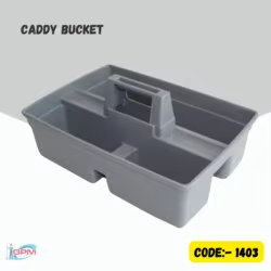 Cleaning <b>Caddy</b> Bucket with Strong Plastic Body Suitable for Carrying Cleaning <b>Tools</b> and Supplies for Household Hotel Use - Product Image 4