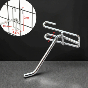 Crochets métalliques sur mesure pour présentoirs de garage et de vente au détail, avec porte-étiquette de prix, vente en gros - Product Image 4