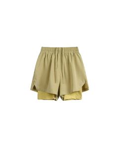 Pantalones cortos deportivos informales de doble capa para hombre, pantalones cortos de entrenamiento para correr, secado rápido, transpirables, gimnasio, entrenamiento físico, forro interior con cordón - Product Image 1