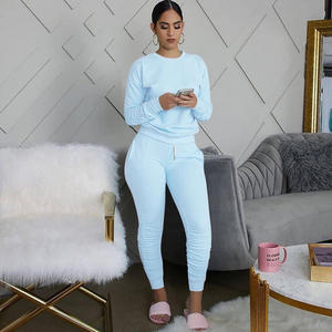 High Quality <b>Plus</b> <b>Size</b> 3-Piece Modal Canvas Jogger Pants Set Polka Dot Custom Women Tracksuit with String Sleeveless Crop <b>Top</b> - Product Image 5