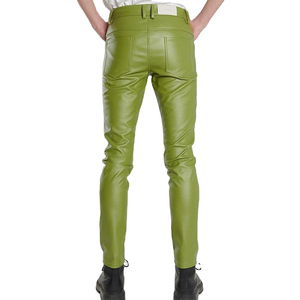 2026 Best Selling Customized Logo <b>Leather</b> <b>Men's</b> Straight Casual Outdoor Lightweight <b>Pant</b> High Quality Breathable Custom Made - Product Image 2