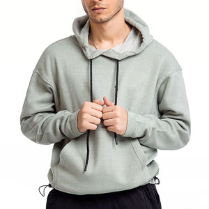 Sudadera con Capucha de Forro Polar para Hombre, Mezcla de Poliéster/Algodón, Secado Rápido, Transpirable, Logotipo Frontal Personalizable, Impresión OEM - Product Image 5