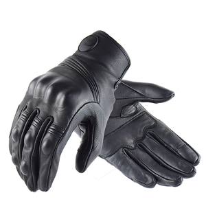 Guantes de Motocicleta Retro de Cuero, Transpirables, Resistentes al Viento, Dedos Completos, Antideslizantes, para Invierno, Motocross, Todoterreno, MX, MTB, DH, Carreras, Unisex - Product Image 1